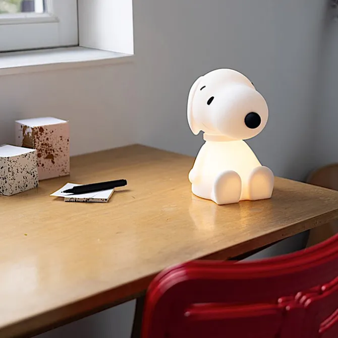 Mr Maria Veilleuse Lampe Snoopy First Light - Blanc