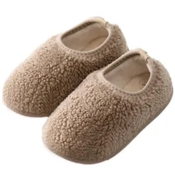Mrs. Ertha Chaussons Moumoute Taupe - 21/22