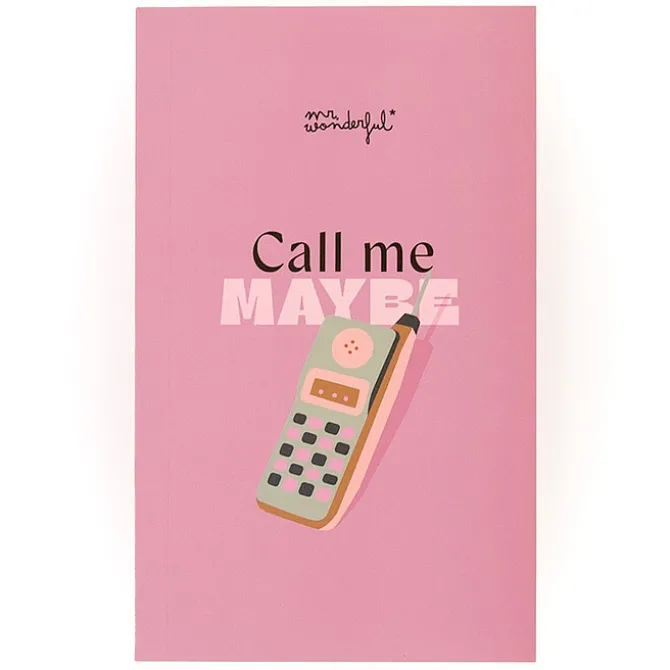 Mr Wonderful Bloc-notes - Call Me Maybe