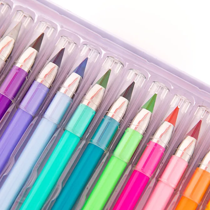 Mr Wonderful Boite de 12 Crayons de Couleur Infinis
