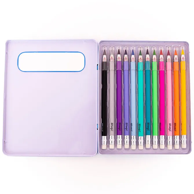 Mr Wonderful Boite de 12 Crayons de Couleur Infinis