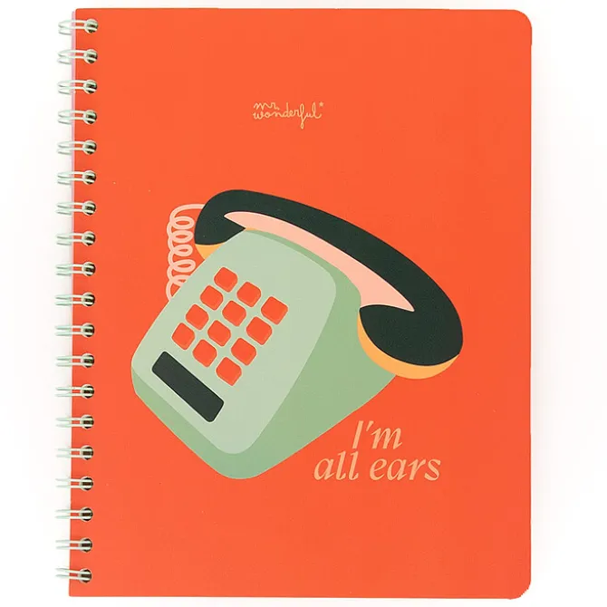 Mr Wonderful Carnet A5 - I'm All Ears