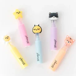 Mr Wonderful Coffret de 5 Surligneurs avec Trousse - Live In Color