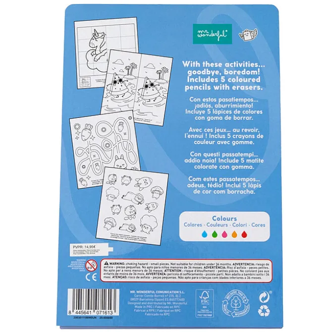 Mr Wonderful Livre d'Activités Pour Un Plaisir Sans Fin
