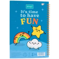 Mr Wonderful Livre de Coloriage et Autocollants - It's Time To Have Fun