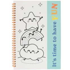 Mr Wonderful Livre de Coloriage et Autocollants - It's Time To Have Fun