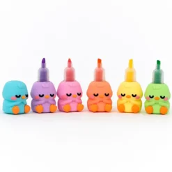 Mr Wonderful Lot de 6 Surligneurs Empilables Lazy Bo-Bo