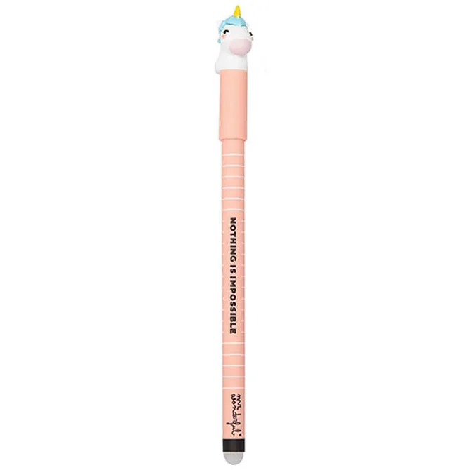 Mr Wonderful Stylo Effaçable Bo-Bo - Licorne Nothing Is Impossible