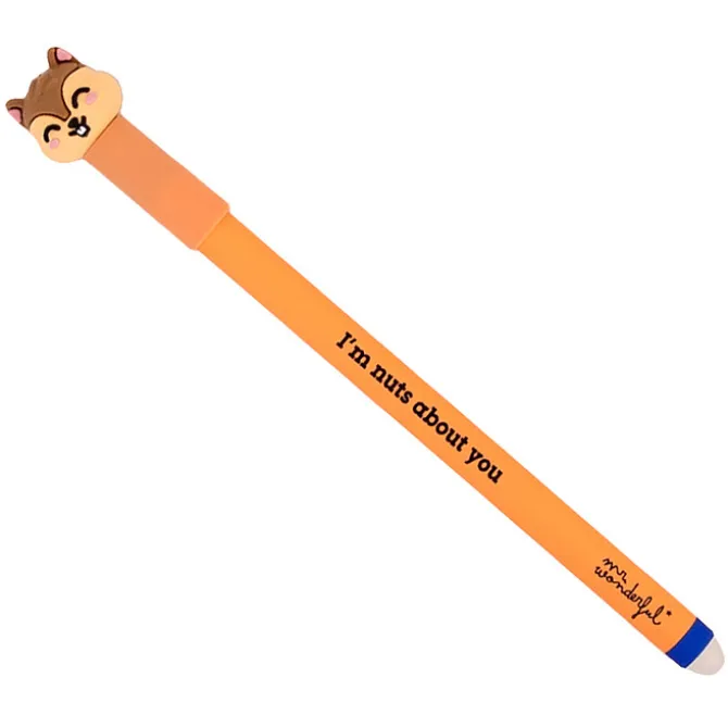 Mr Wonderful Stylo Effaçable Bo-Bo - Écureuil I'm Nuts About You