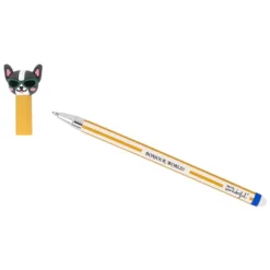 Mr Wonderful Stylo Effaçable Bo-Bo - Bouledog Français Bonjour World