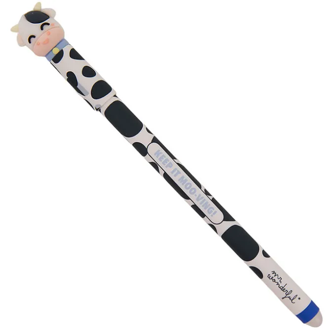Mr Wonderful Stylo Effaçable Bo-Bo - Vache Keep It Moo-ving