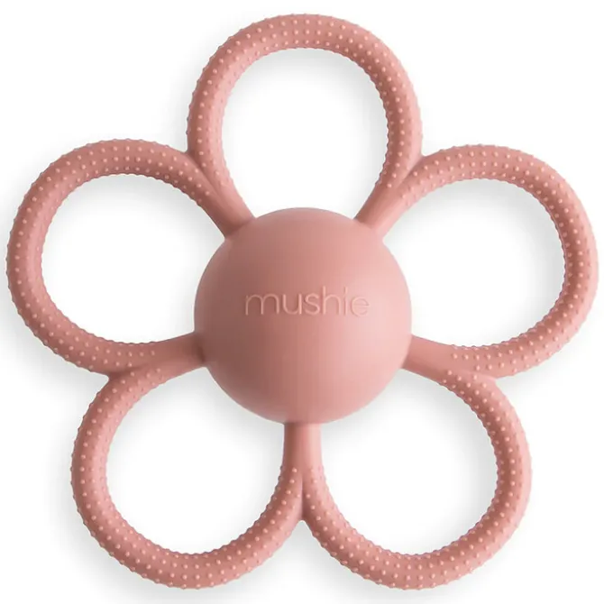 mushie Hochet Anneau de Dentition Daisy - Blush