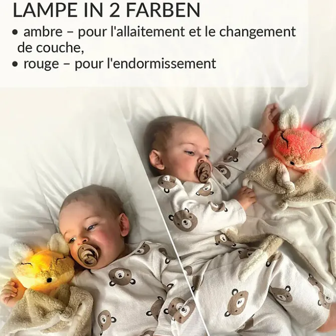 myHummy Doudou Veilleuse Bouillotte Sèche Renard