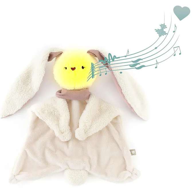 myHummy Doudou Veilleuse Bouillotte Sèche Lapin