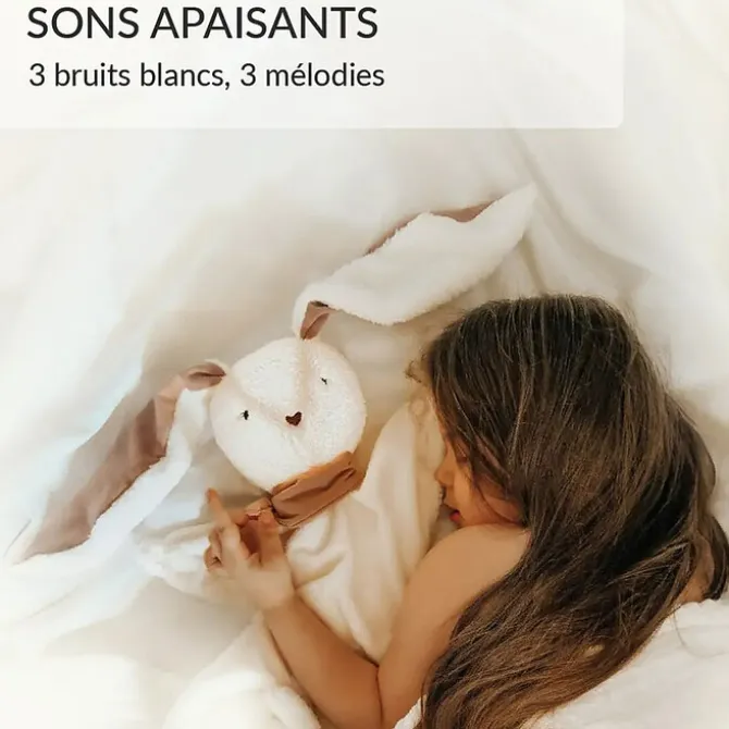 myHummy Doudou Veilleuse Bouillotte Sèche Lapin