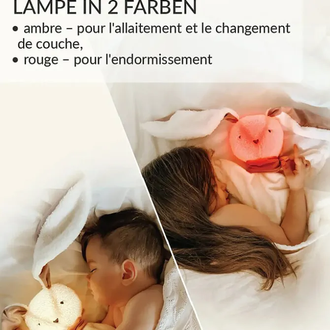 myHummy Doudou Veilleuse Bouillotte Sèche Lapin