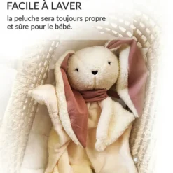 myHummy Doudou Veilleuse Bouillotte Sèche Lapin