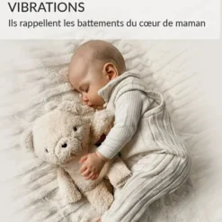 myHummy Peluche Veilleuse Bouillotte Sèche Ourson - Beige