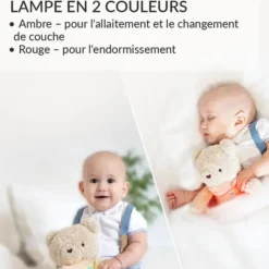 myHummy Peluche Veilleuse Bouillotte Sèche Ourson - Beige