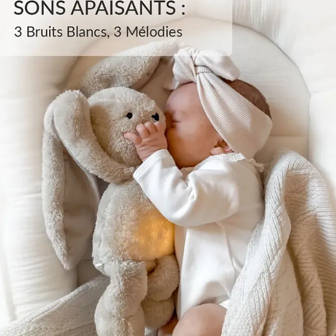 myHummy Peluche Veilleuse Lapin - Beige