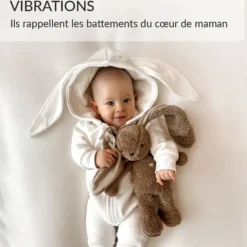 myHummy Peluche Veilleuse Lapin - Marron