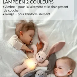 myHummy Peluche Veilleuse Lapin - Marron