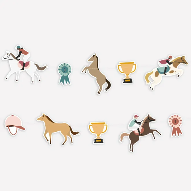 My Little Day Guirlande en Papier - Cheval
