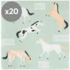 My Little Day Lot de 20 Serviettes en Papier - Cheval