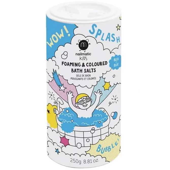 Nailmatic Sels de Bain Moussants Bleu - 250 g