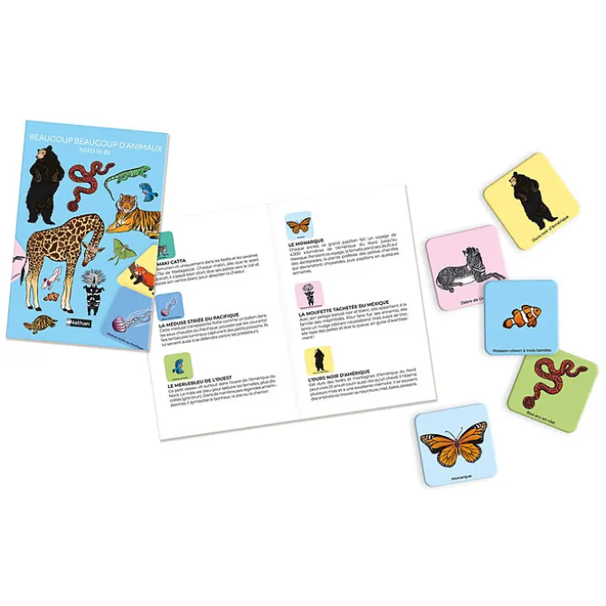 Nathan Editions Mémo des Animaux