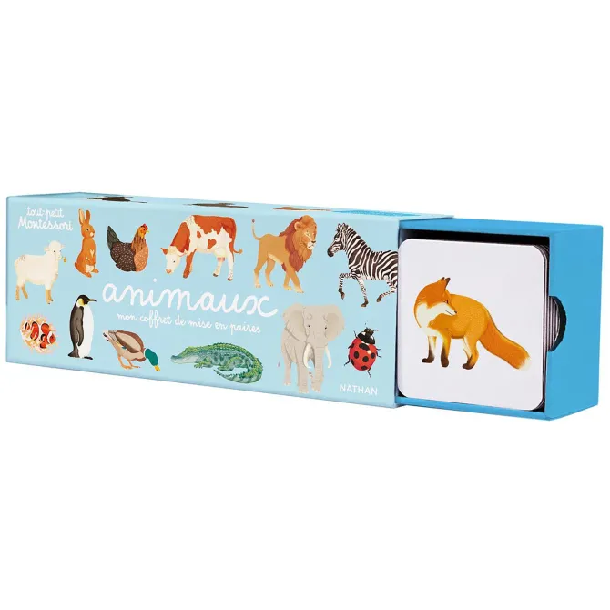 Nathan Editions Mon Coffret de Mise en Paires - Animaux