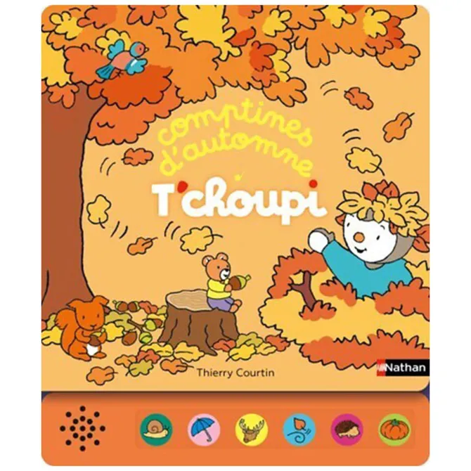 Nathan Editions T'choupi Comptines d'Automne