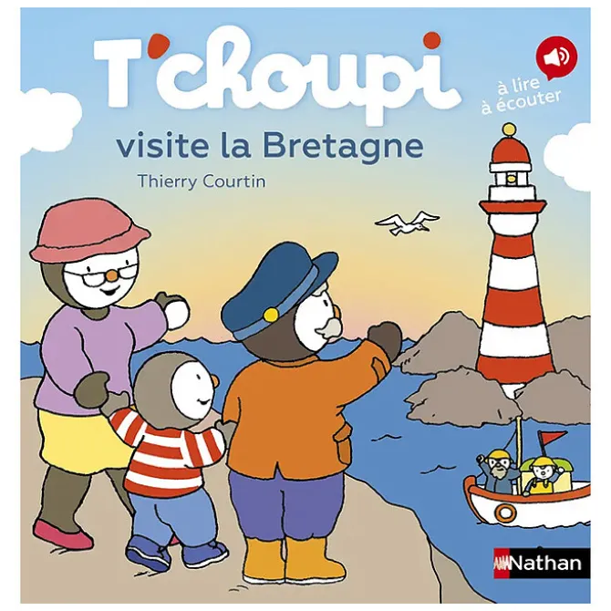 Nathan Editions T'choupi Visite la Bretagne