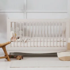 Nina Bien Lit Bébé Evolutif Lille Beige Cachemire - 140 x 70 cm