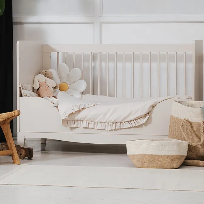 Nina Bien Lit Bébé Evolutif Lille Beige Cachemire - 140 x 70 cm
