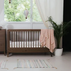 Nina Bien Lit Bébé Evolutif Milan Noyer - 140 x 70 cm