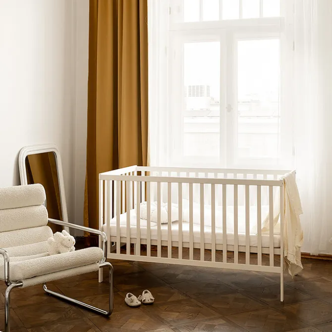 Nina Bien Lit Bébé Evolutif One Of Crib Coral Sand - 140 x 70 cm