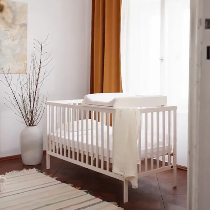 Nina Bien Plan à Langer World One of Changing Table - Coral Sand