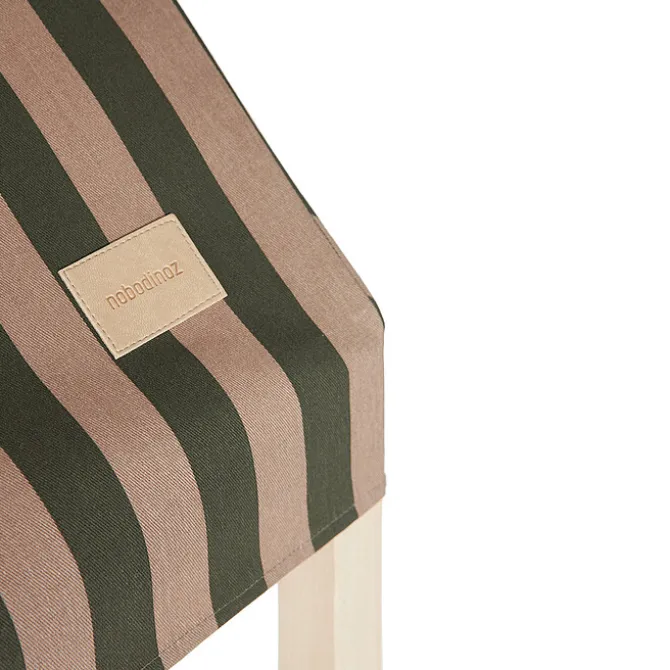 Nobodinoz Cabane Majesctic - Green Taupe Stripes