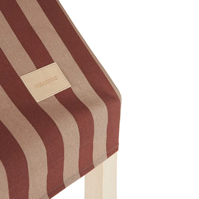 Nobodinoz Cabane Majesctic - Marsala Taupe Stripes