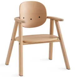 Nobodinoz Chaise Haute Growing Green - Hêtre