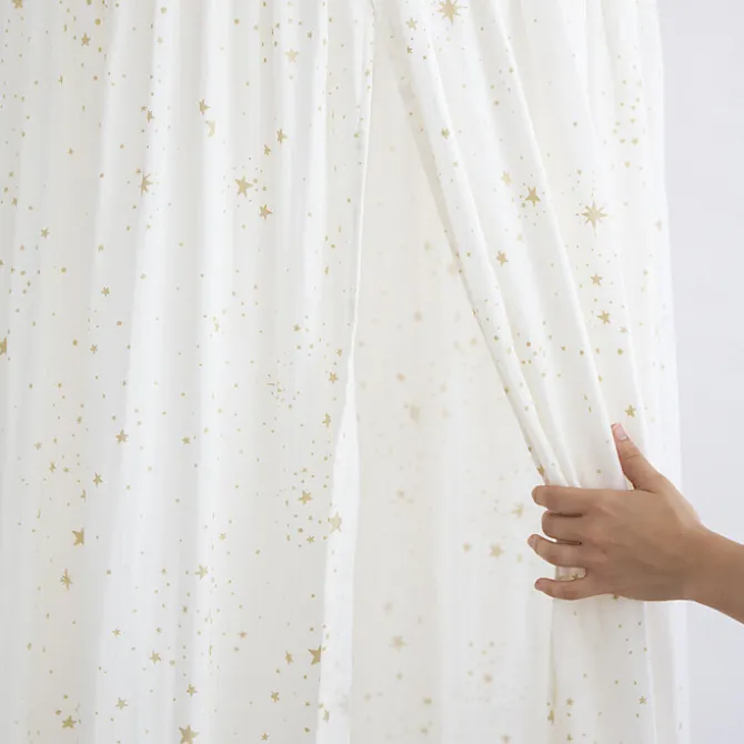 Nobodinoz Ciel de Lit Amour Gold Stella & White - 250 cm
