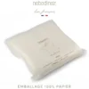 Nobodinoz Coussin Feuille Lin Français - Off White