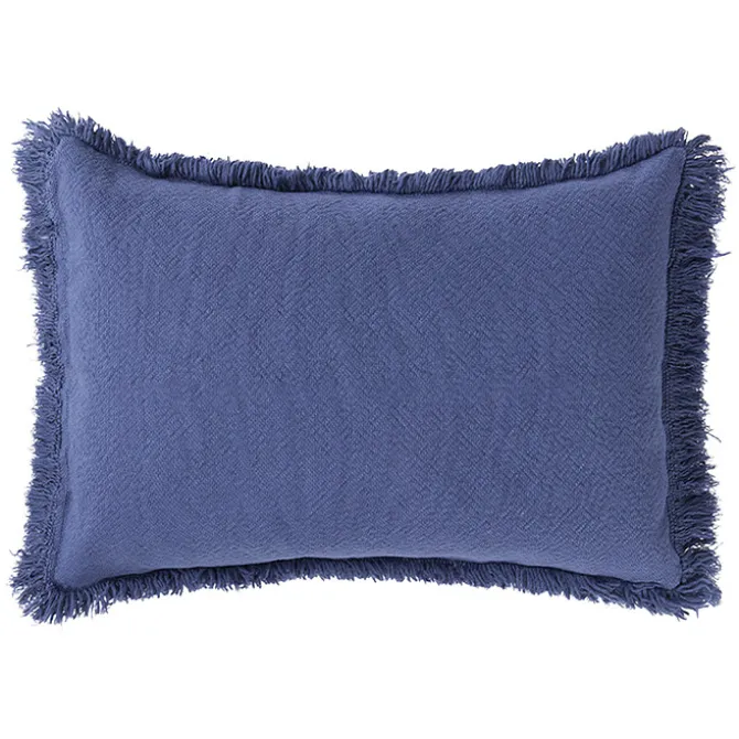 Nobodinoz Coussin à Franges Landscape - Cobalt