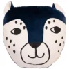 Nobodinoz Coussin Leopard - Night Blue