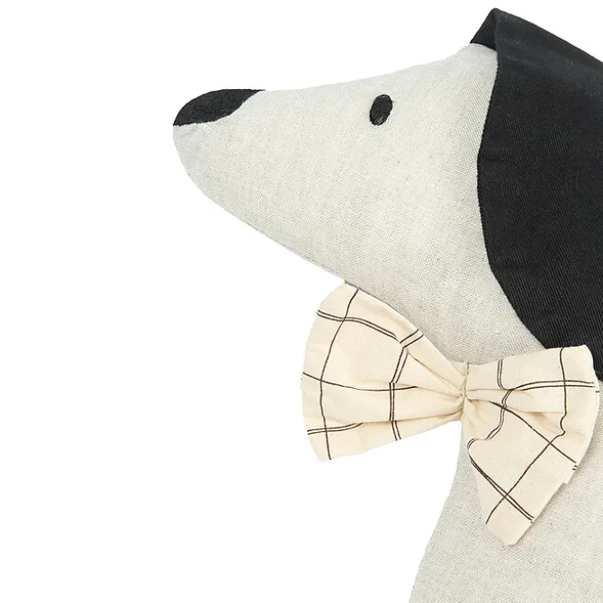 Nobodinoz Coussin Toby le Chien L1N0 - Greige