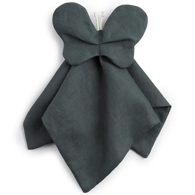 Nobodinoz Doudou Papillon Lin Français - Green Blue