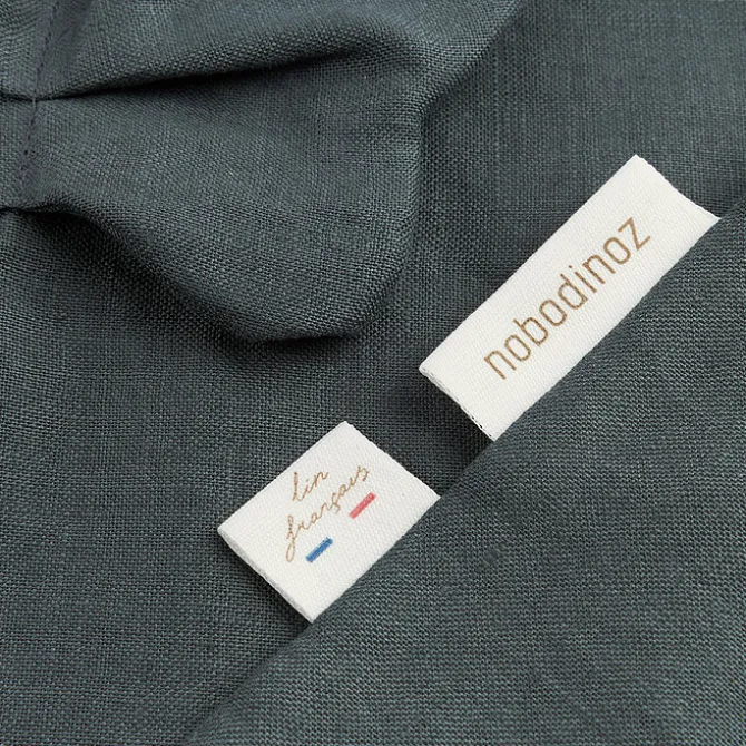 Nobodinoz Doudou Papillon Lin Français - Green Blue