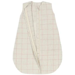 Nobodinoz Gigoteuse Légère L1N0 Carmine Grid - 6/18 Mois