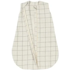 Nobodinoz Gigoteuse Légère L1N0 Charcoal Grid - 0/6 Mois